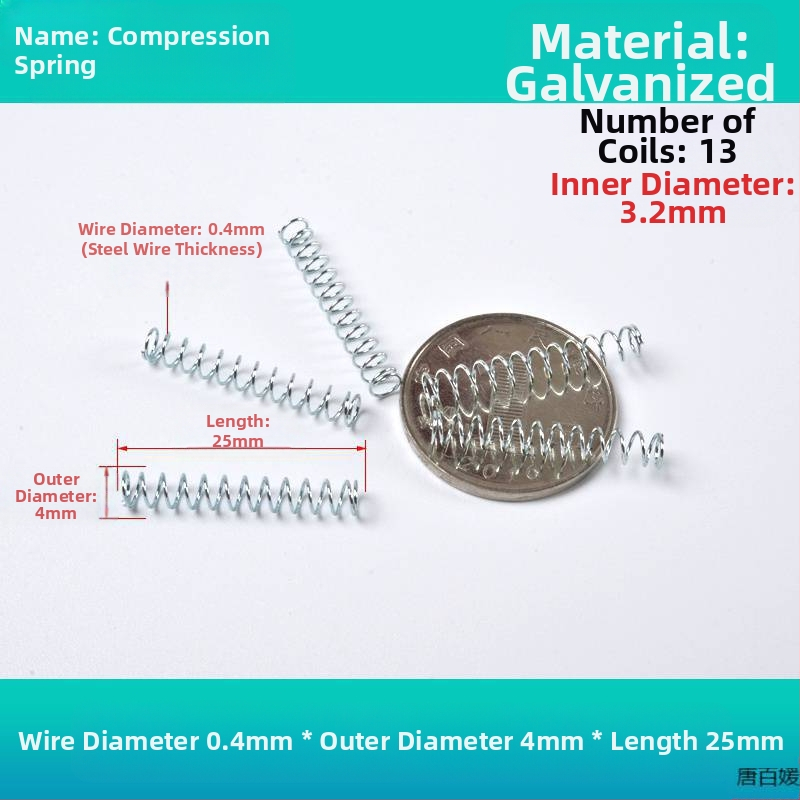 Πυρήνας ελατηρίου ballpoint στυλό, μηχανισμός συμπίεσης, μεταλλικό σύρμα
