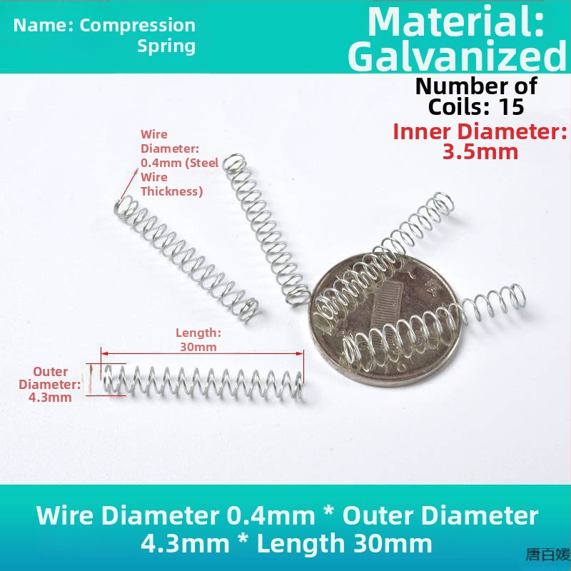 Πυρήνας ελατηρίου ballpoint στυλό, μηχανισμός συμπίεσης, μεταλλικό σύρμα