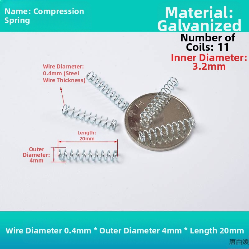 Πυρήνας ελατηρίου ballpoint στυλό, μηχανισμός συμπίεσης, μεταλλικό σύρμα