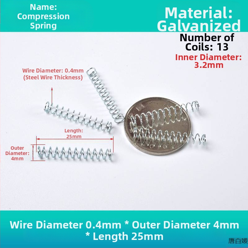 Πυρήνας ελατηρίου ballpoint στυλό, μηχανισμός συμπίεσης, μεταλλικό σύρμα