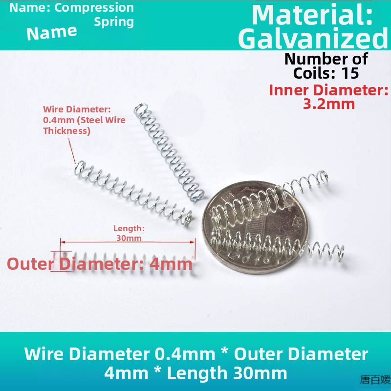 Πυρήνας ελατηρίου ballpoint στυλό, μηχανισμός συμπίεσης, μεταλλικό σύρμα