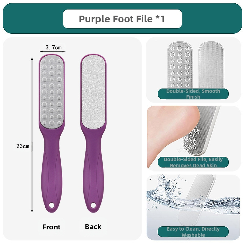 Διπλής όψεως λίμα ποδιών από ανοξείδωτο ατσάλι – εργαλείο περιποίησης ποδιών με οβάλ κεφαλή λείανσης και γυαλόχαρτο, κουτί 200 τεμάχια