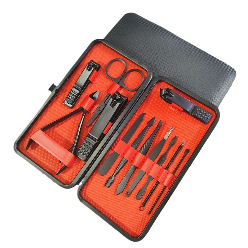 Set alata za njegu noktiju s motivom trave — za manikuru i pedikuru, za kućnu upotrebu, podrijetlo Guangdong