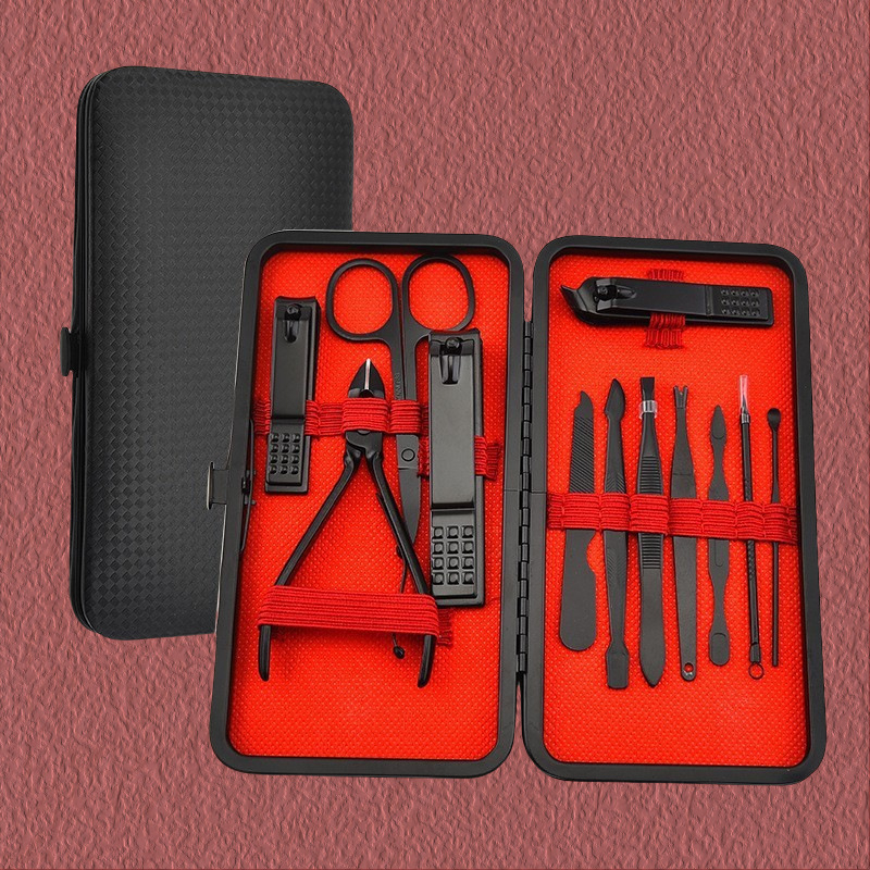 Set alata za njegu noktiju s motivom trave — za manikuru i pedikuru, za kućnu upotrebu, podrijetlo Guangdong