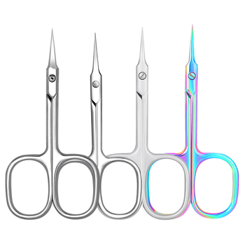 Σετ ψαλιδιών από ανοξείδωτο ατσάλι για νεκρό δέρμα – καμπυλωτές και μυτερές άκρες, ρωσικό στυλ, για μανικιούρ και περιποίηση φρυδιών