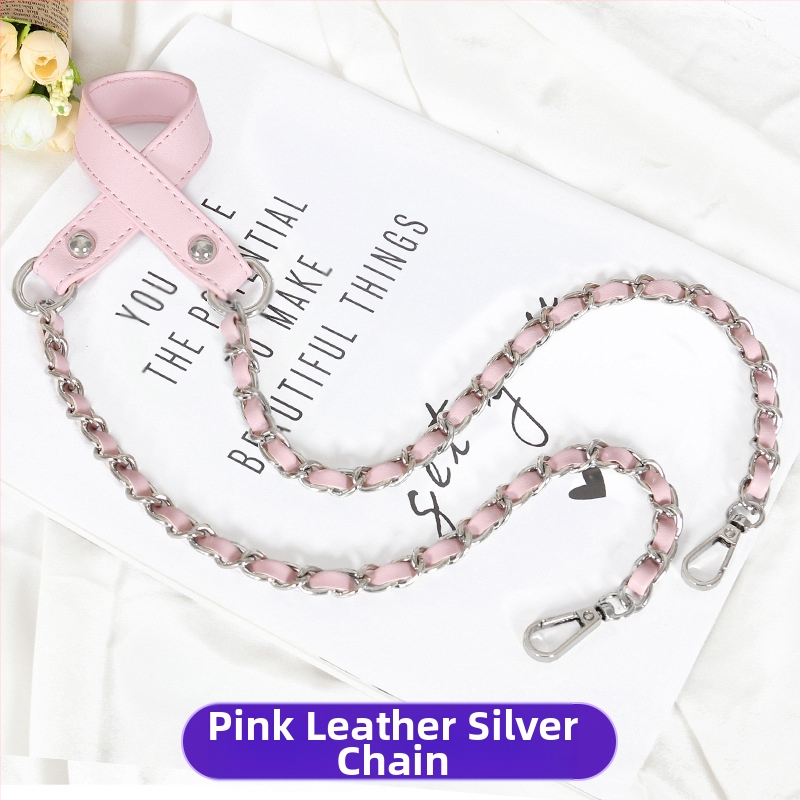 Чанта през рамо с PU кожа и метална верига — за малка чантичка crossbody, Пролет 2024, Функция: Други