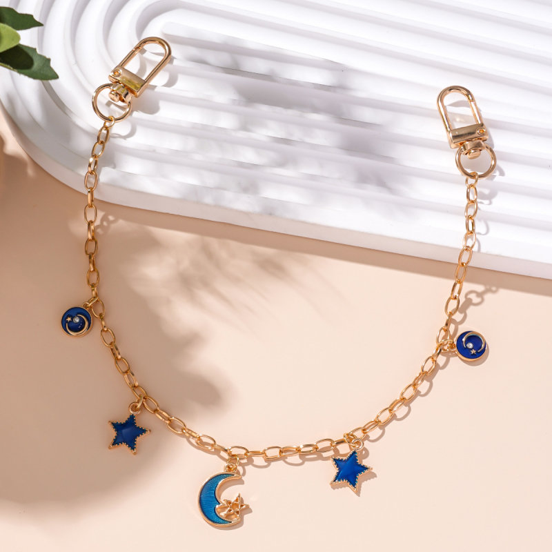 Ремък за рамо на чанта с цветен модел — цинкова сплав, свеж и сладък стил, лято 2024