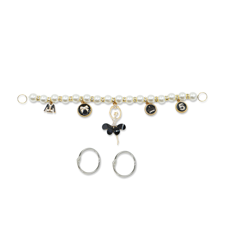 Ремък за рамо на чанта с цветен модел — цинкова сплав, свеж и сладък стил, лято 2024