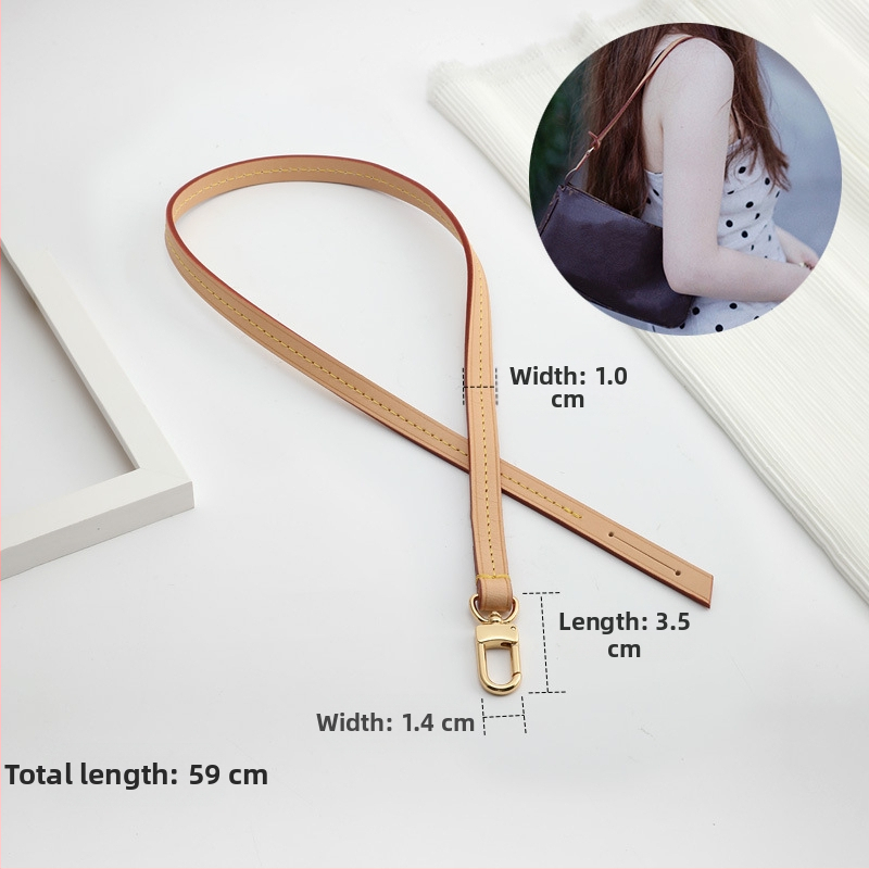 Lobo Shi ремък за рамо за чанта Mahjong – кожа от първи слой телешка, модел LB69813