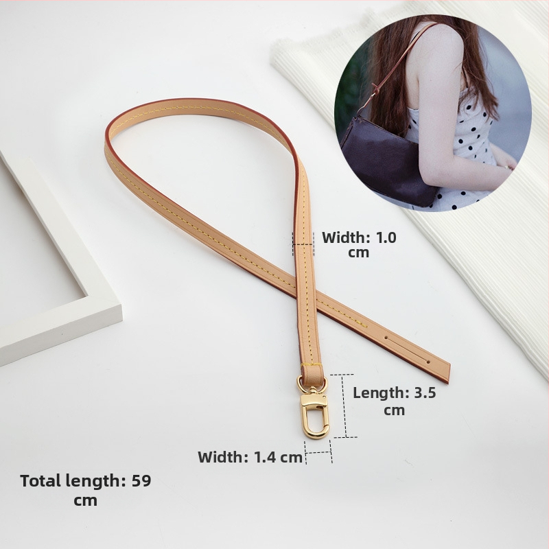 Lobo Shi ремък за рамо за чанта Mahjong – кожа от първи слой телешка, модел LB69813