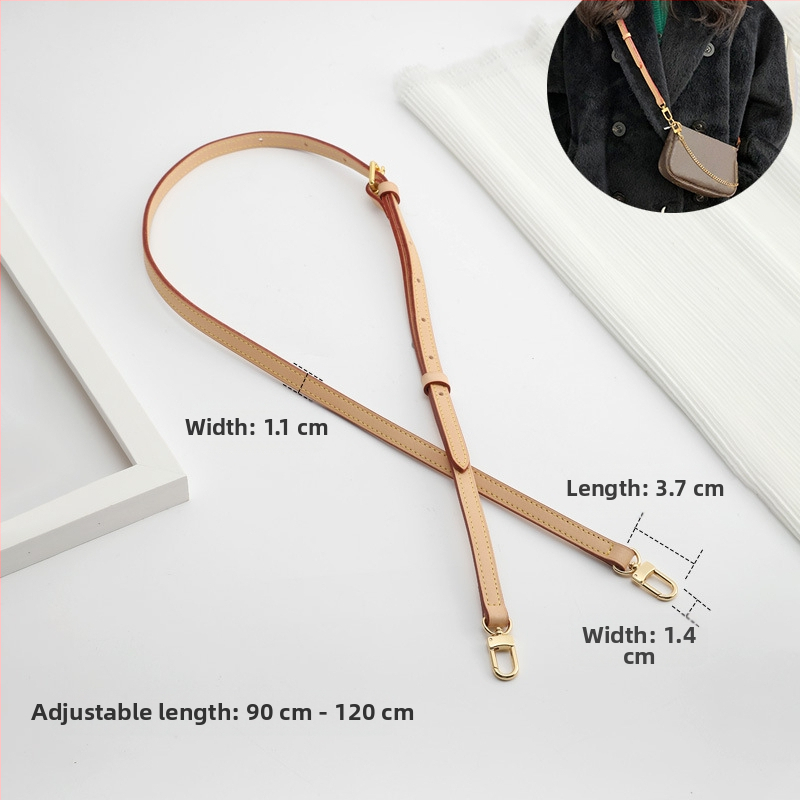 Lobo Shi ремък за рамо за чанта Mahjong – кожа от първи слой телешка, модел LB69813