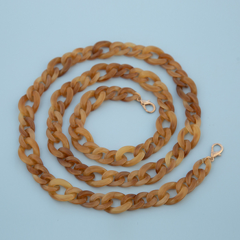 Ακρυλική αλυσίδα για τσάντα crossbody | Πολυμορφική, υψηλής ποιότητας αλυσίδα για τσάντες | Υλικό: Πλαστικό | Αδειοδοτημένη ιδιωτική ετικέτα | Χειμερινή συλλογή 2023