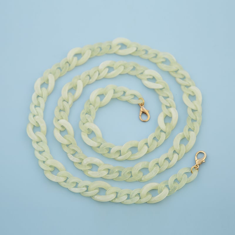 Акрилна верига за чанта през рамо | Мултистилна висококачествена за чанти | Материал: пластмаса | Лицензирана частна марка | Сезон: Зима 2023