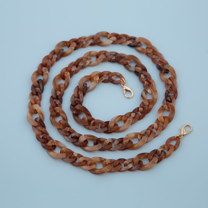 Акрилна верига за чанта през рамо | Мултистилна висококачествена за чанти | Материал: пластмаса | Лицензирана частна марка | Сезон: Зима 2023