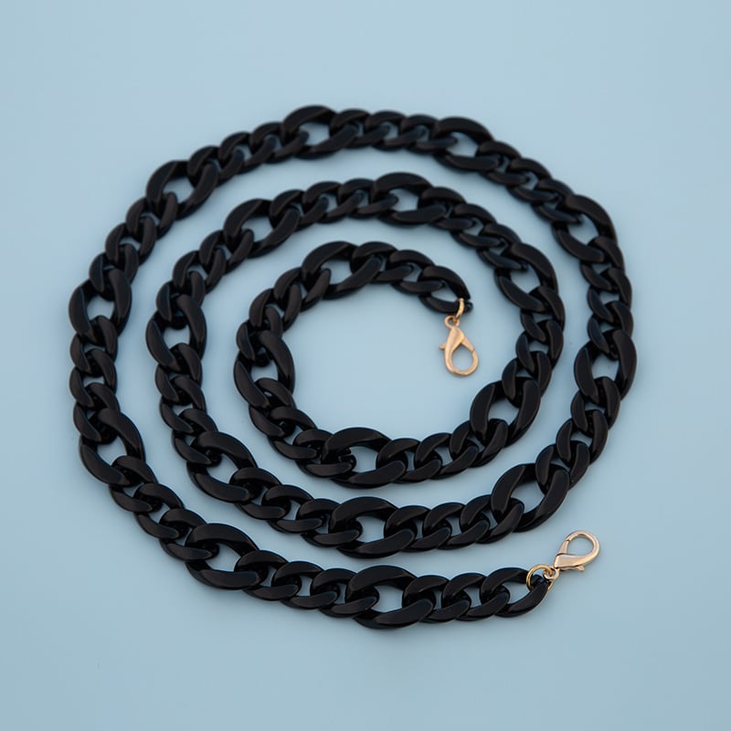 Акрилна верига за чанта през рамо | Мултистилна висококачествена за чанти | Материал: пластмаса | Лицензирана частна марка | Сезон: Зима 2023