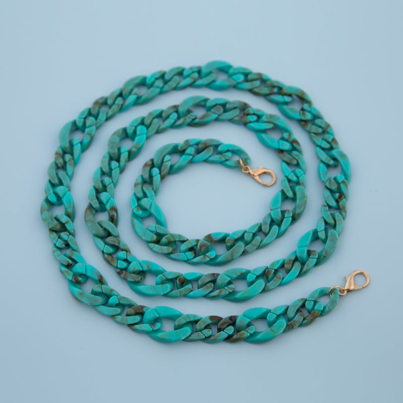 Акрилна верига за чанта през рамо | Мултистилна висококачествена за чанти | Материал: пластмаса | Лицензирана частна марка | Сезон: Зима 2023