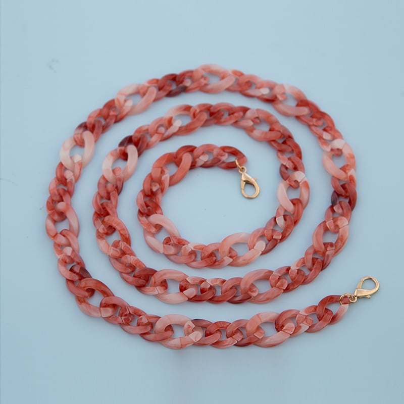 Акрилна верига за чанта през рамо | Мултистилна висококачествена за чанти | Материал: пластмаса | Лицензирана частна марка | Сезон: Зима 2023