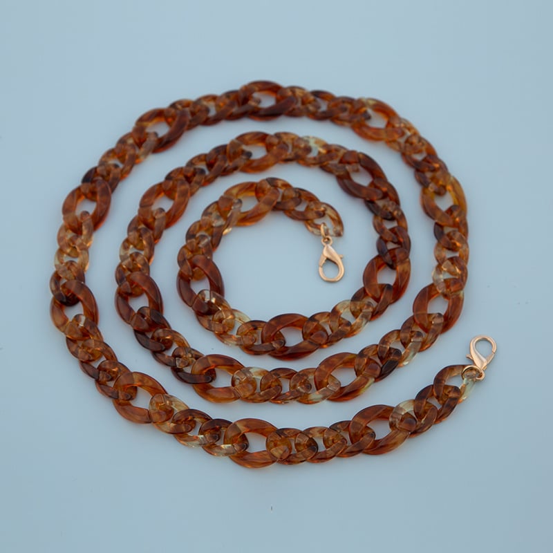 Акрилна верига за чанта през рамо | Мултистилна висококачествена за чанти | Материал: пластмаса | Лицензирана частна марка | Сезон: Зима 2023