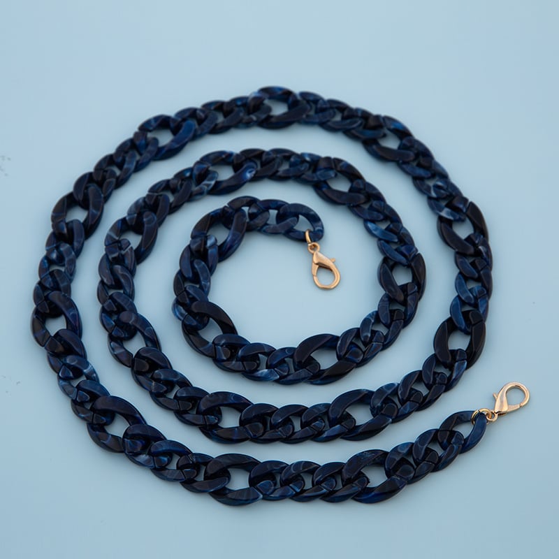 Акрилна верига за чанта през рамо | Мултистилна висококачествена за чанти | Материал: пластмаса | Лицензирана частна марка | Сезон: Зима 2023