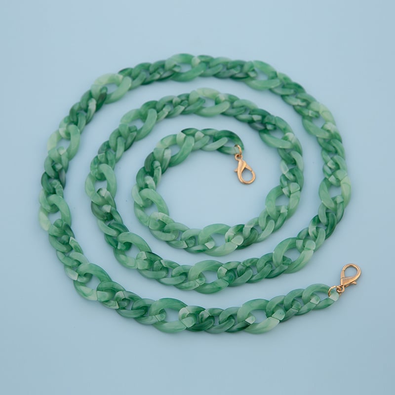 Акрилна верига за чанта през рамо | Мултистилна висококачествена за чанти | Материал: пластмаса | Лицензирана частна марка | Сезон: Зима 2023