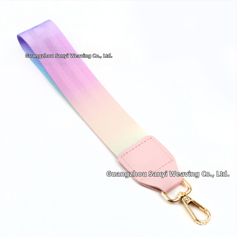 Bretea pentru telefon cu inserție pentru portofel, curea decorativă ultra-ușoară, poliester, model geometric, curea de umăr