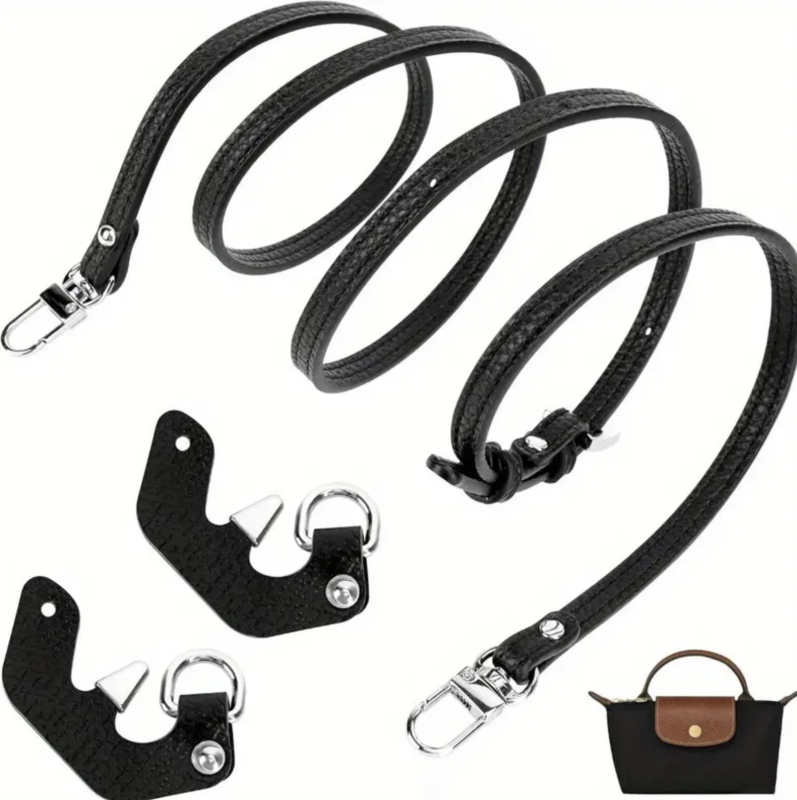 Didi PU презрамка за чанта, разширяем дизайн, алуминиеви аксесоари, едноцветен модел