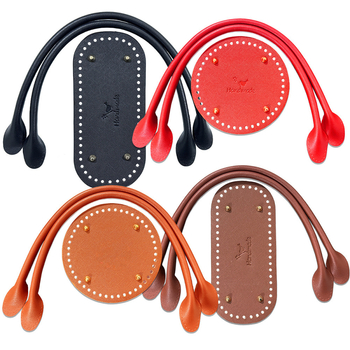 Bază din piele pentru fundul genții cu textură țesută — Didi, piele PU, impermeabilă, ultra ușoară