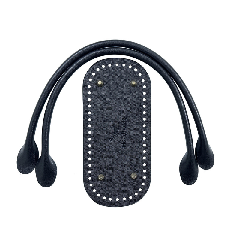 Bază din piele pentru fundul genții cu textură țesută — Didi, piele PU, impermeabilă, ultra ușoară