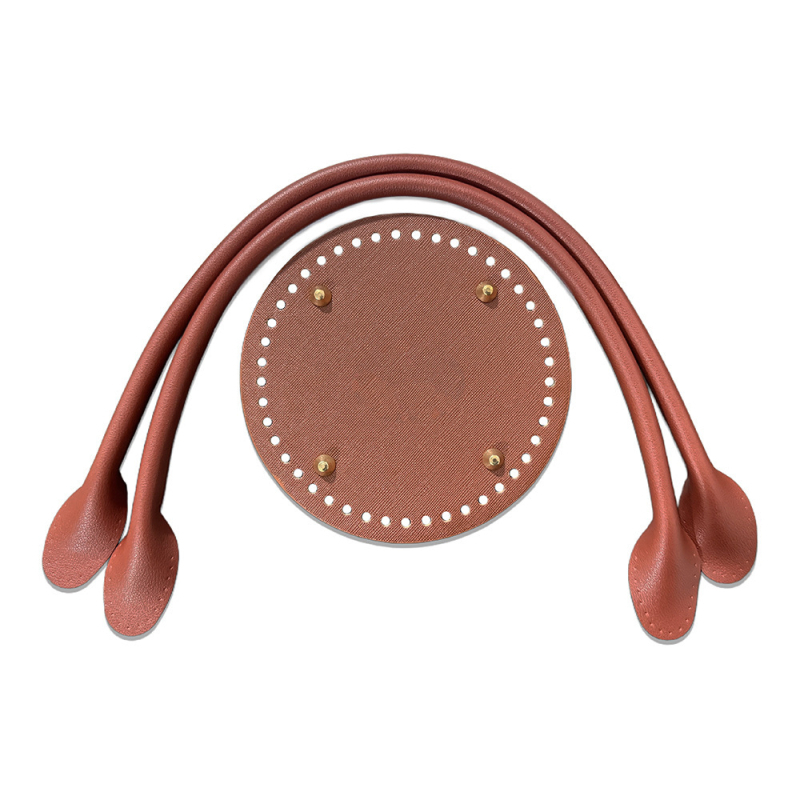 Bază din piele pentru fundul genții cu textură țesută — Didi, piele PU, impermeabilă, ultra ușoară