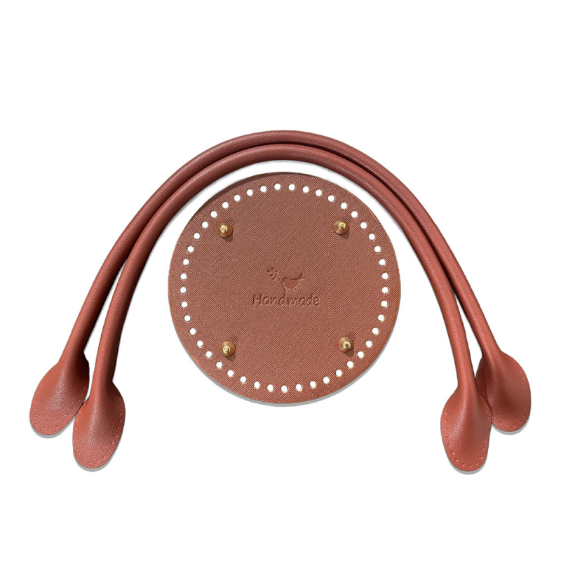 Bază din piele pentru fundul genții cu textură țesută — Didi, piele PU, impermeabilă, ultra ușoară