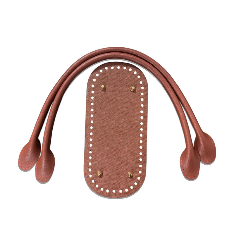 Bază din piele pentru fundul genții cu textură țesută — Didi, piele PU, impermeabilă, ultra ușoară