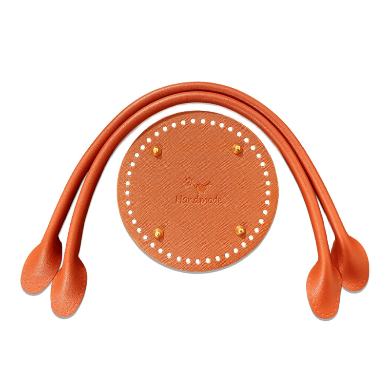 Bază din piele pentru fundul genții cu textură țesută — Didi, piele PU, impermeabilă, ultra ușoară