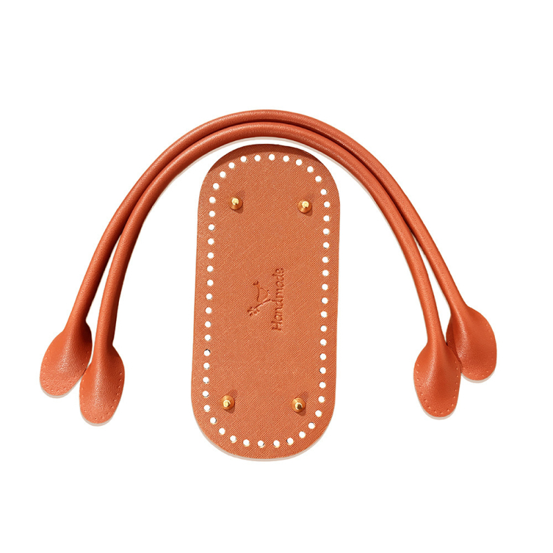 Bază din piele pentru fundul genții cu textură țesută — Didi, piele PU, impermeabilă, ultra ușoară