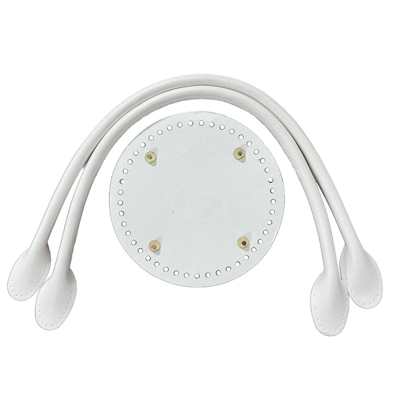 Bază din piele pentru fundul genții cu textură țesută — Didi, piele PU, impermeabilă, ultra ușoară