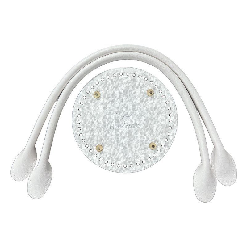 Bază din piele pentru fundul genții cu textură țesută — Didi, piele PU, impermeabilă, ultra ușoară