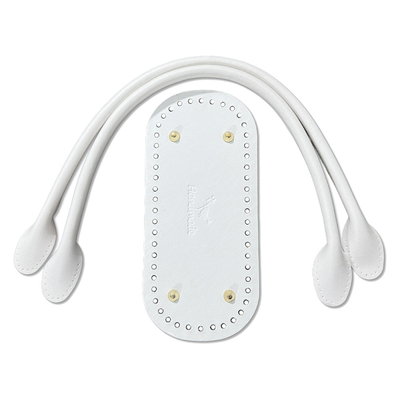 Bază din piele pentru fundul genții cu textură țesută — Didi, piele PU, impermeabilă, ultra ușoară