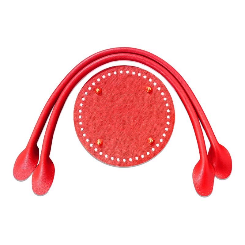 Bază din piele pentru fundul genții cu textură țesută — Didi, piele PU, impermeabilă, ultra ușoară