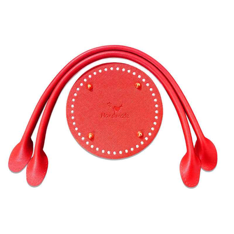 Bază din piele pentru fundul genții cu textură țesută — Didi, piele PU, impermeabilă, ultra ușoară