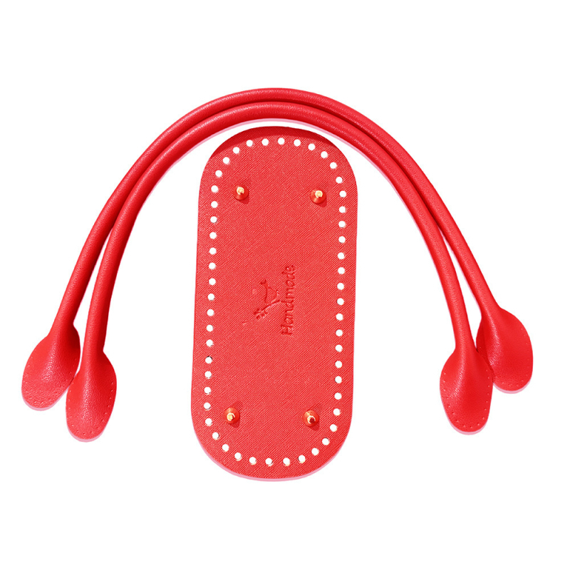 Bază din piele pentru fundul genții cu textură țesută — Didi, piele PU, impermeabilă, ultra ușoară