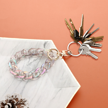 Αλυσίδα για DIY κοσμήματα, πλαστικό/ρητίνη, φινίρισμα με βαφή σε φούρνο, INS στυλ, μάρκα Plastic feng