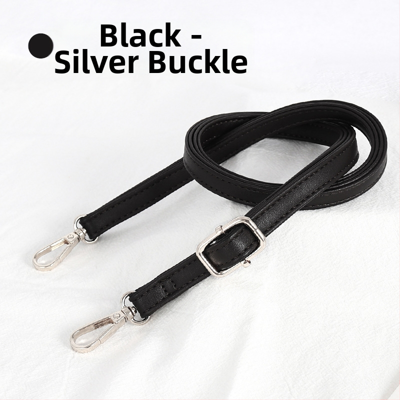 Презрамка за чанти, регулируема, PU кожа, тънък дизайн, за малки чанти, стил градска простота