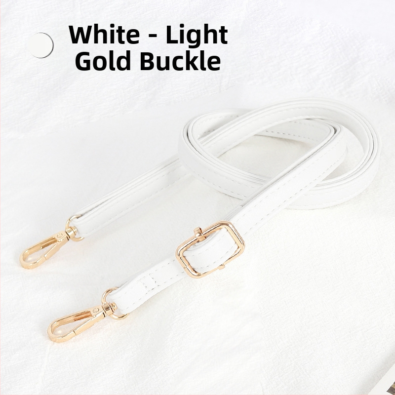 Презрамка за чанти, регулируема, PU кожа, тънък дизайн, за малки чанти, стил градска простота