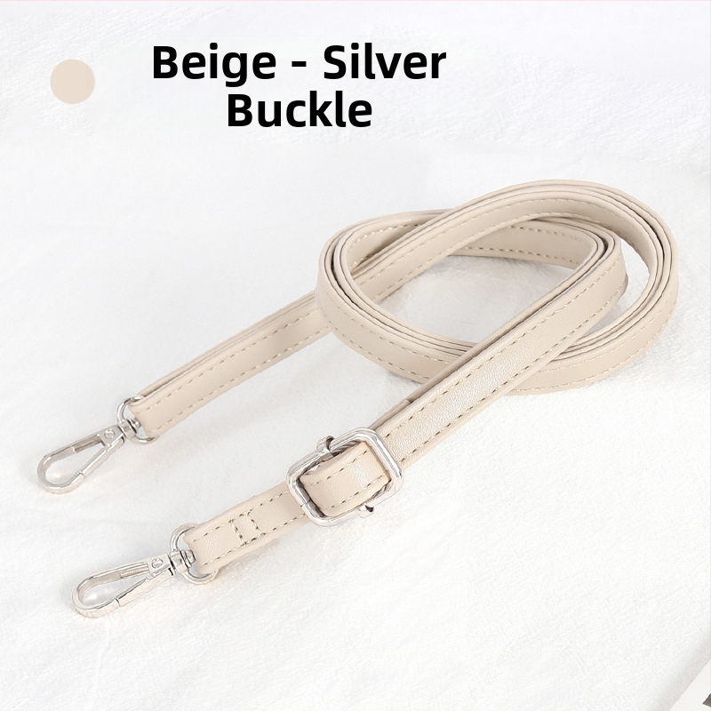 Презрамка за чанти, регулируема, PU кожа, тънък дизайн, за малки чанти, стил градска простота