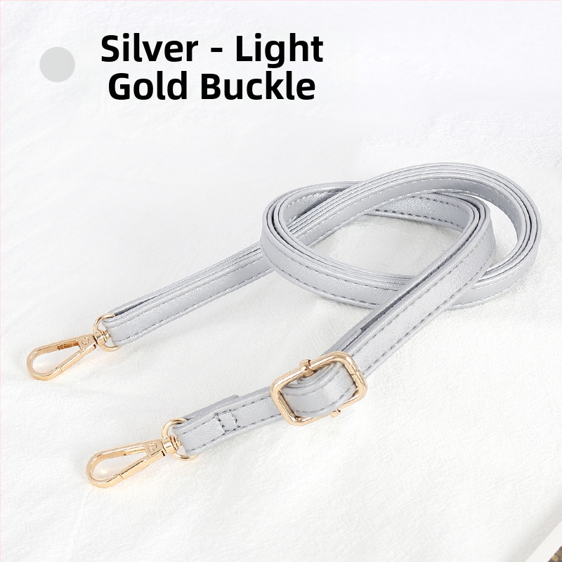 Презрамка за чанти, регулируема, PU кожа, тънък дизайн, за малки чанти, стил градска простота