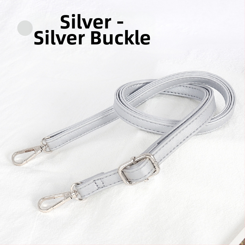 Презрамка за чанти, регулируема, PU кожа, тънък дизайн, за малки чанти, стил градска простота