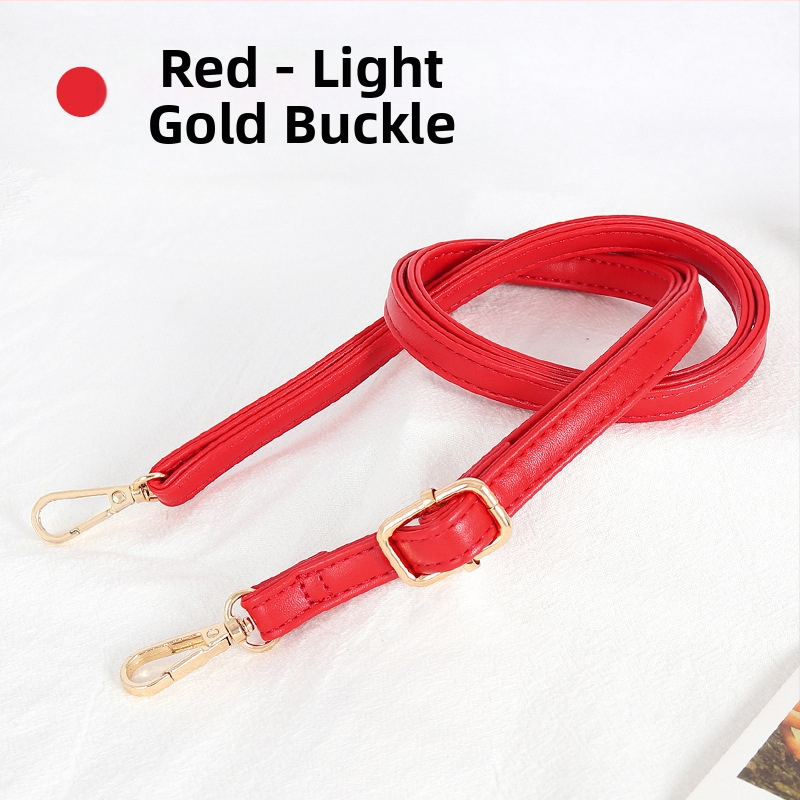 Презрамка за чанти, регулируема, PU кожа, тънък дизайн, за малки чанти, стил градска простота