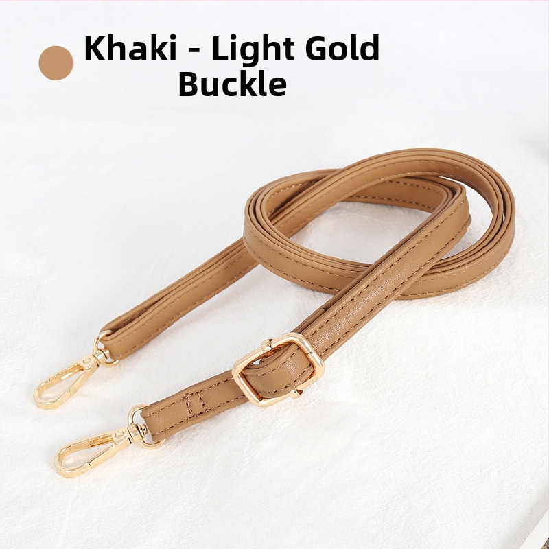 Презрамка за чанти, регулируема, PU кожа, тънък дизайн, за малки чанти, стил градска простота