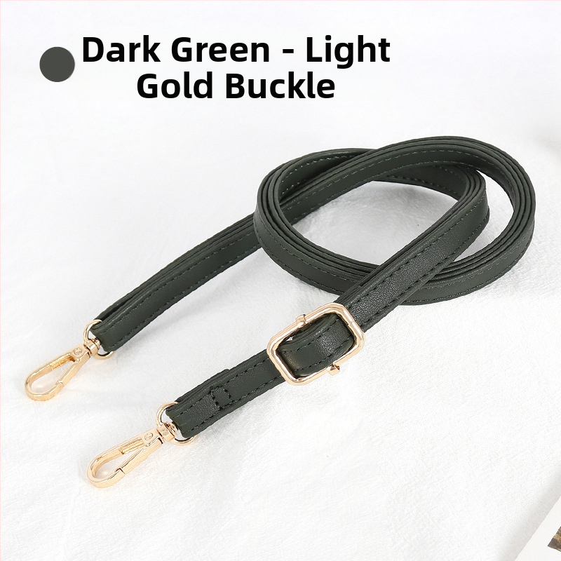 Презрамка за чанти, регулируема, PU кожа, тънък дизайн, за малки чанти, стил градска простота