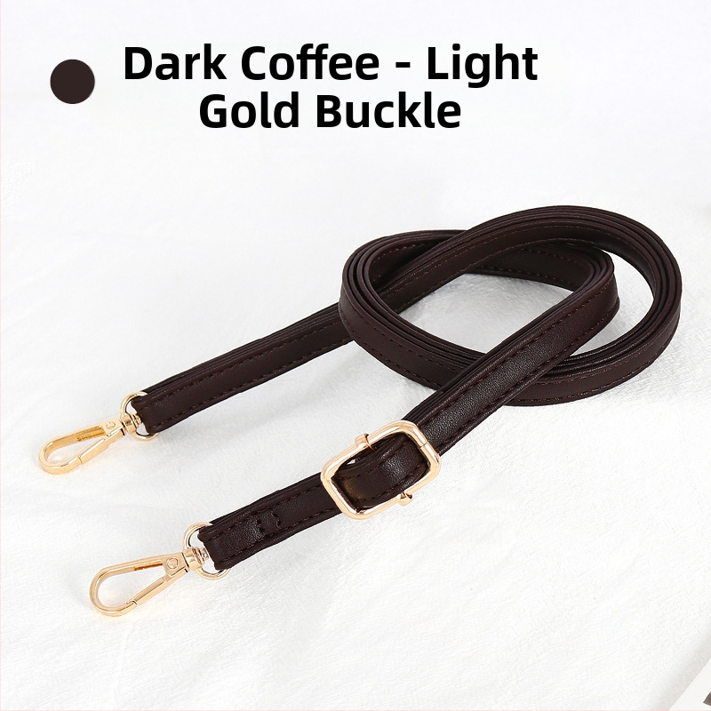 Презрамка за чанти, регулируема, PU кожа, тънък дизайн, за малки чанти, стил градска простота