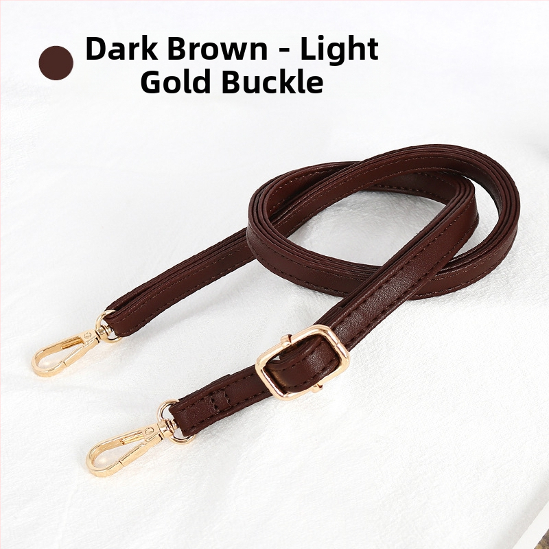 Презрамка за чанти, регулируема, PU кожа, тънък дизайн, за малки чанти, стил градска простота